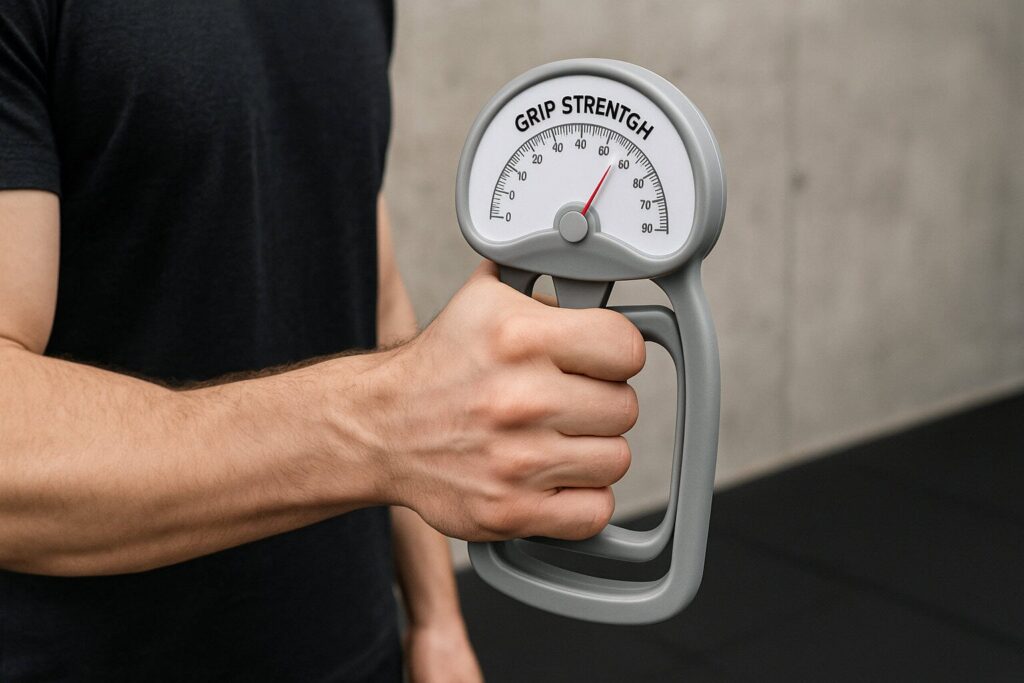 Hand-measuring-grip-strength-with-dynamometer