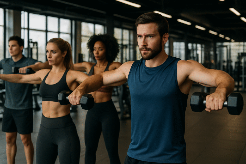 Gym-group-doing-dumbbell-lateral-raises