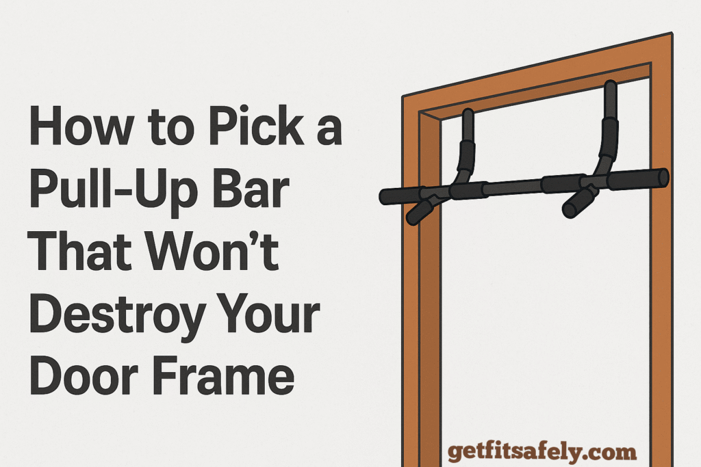 Pull-up-bar-installation-for-renters-without-damaging-door-frame