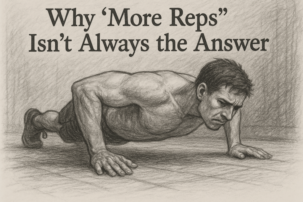 Man-struggling-with-push-ups-showing-fatigue-and-muscle-tension