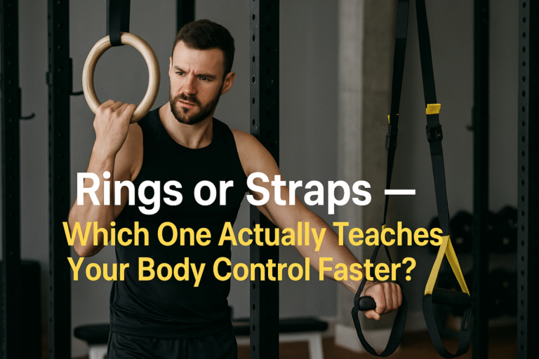 Athlete-performing-ring-exercise-for-body-control