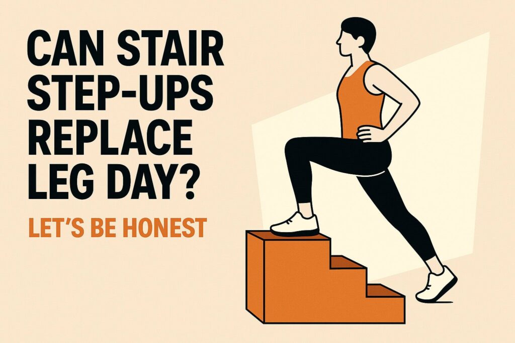 Can doing stair step-ups at home replace leg day for glutes and knee ...