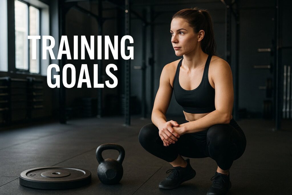 Focused-woman-in-gym-thinking-about-training-goals