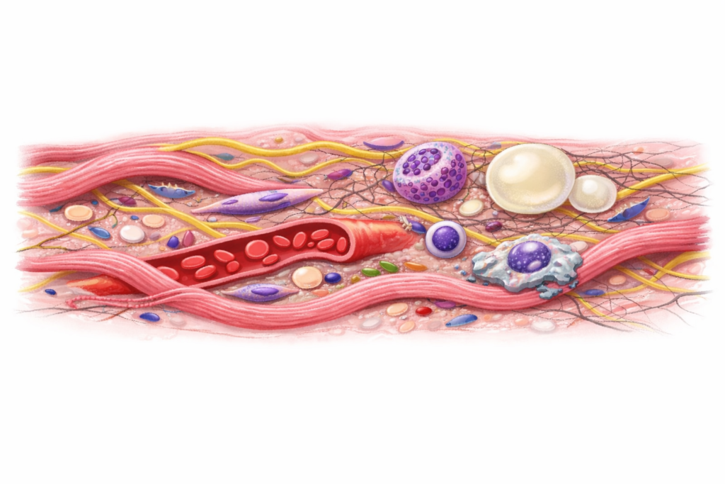 Horizontal-connective-tissue-structure-cross-section