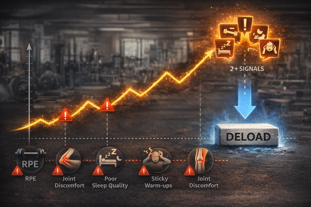 Flexible Deload Based On Training Signals