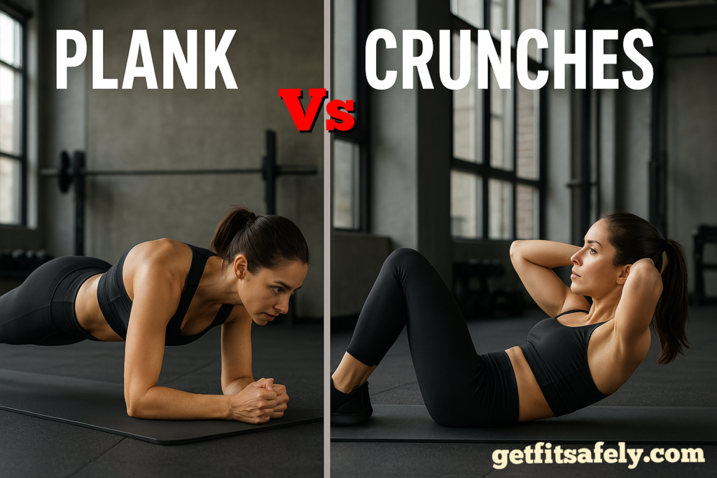 Athletic-crunches-exercise-on-gym-mat