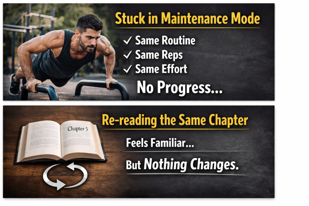 Calisthenics-training-maintenance-without-progression