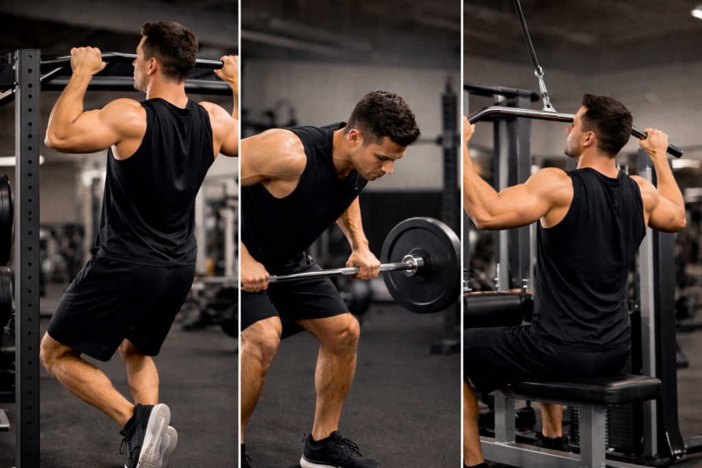 Pull-up-row-lat-pulldown