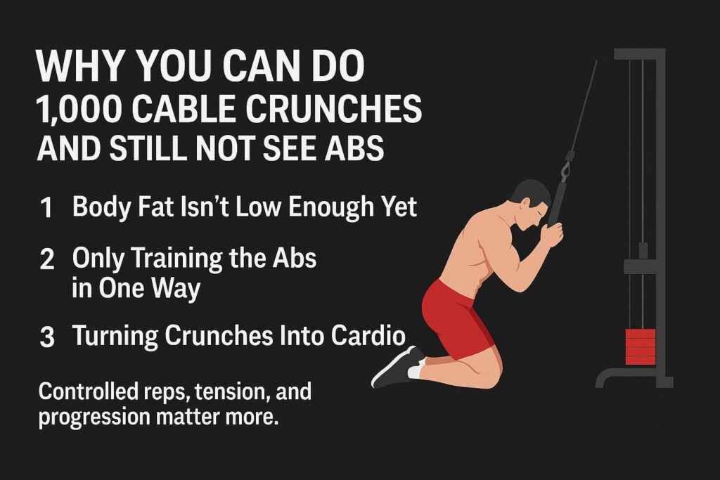Cable-crunch-exercise-with-key-reasons-for-not-seeing-abs