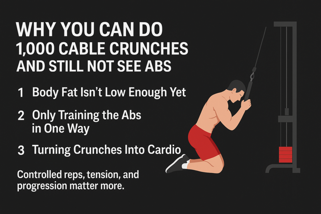 Cable-crunch-exercise-with-key-reasons-for-not-seeing-abs