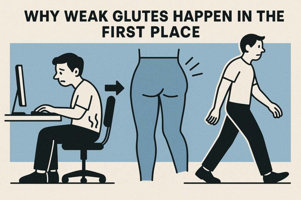 Graphic-showing-why-weak-glutes-happen