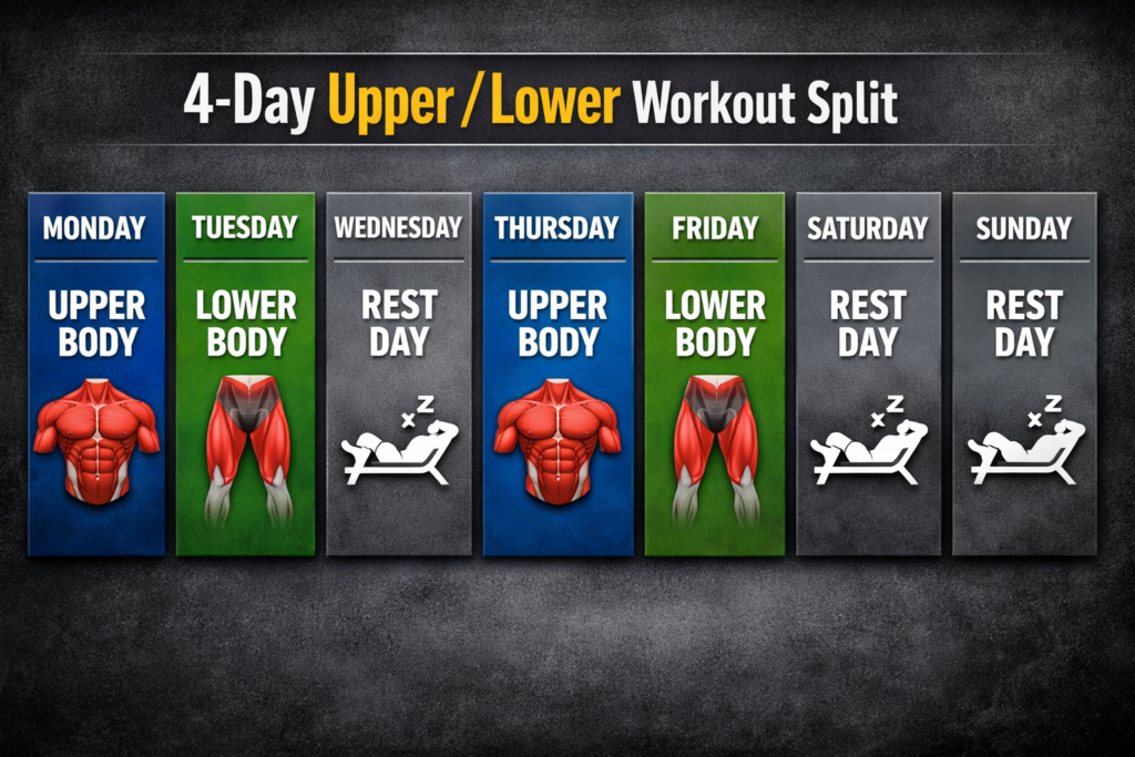 Weekly-upper-lower-training-schedule-with-rest-days