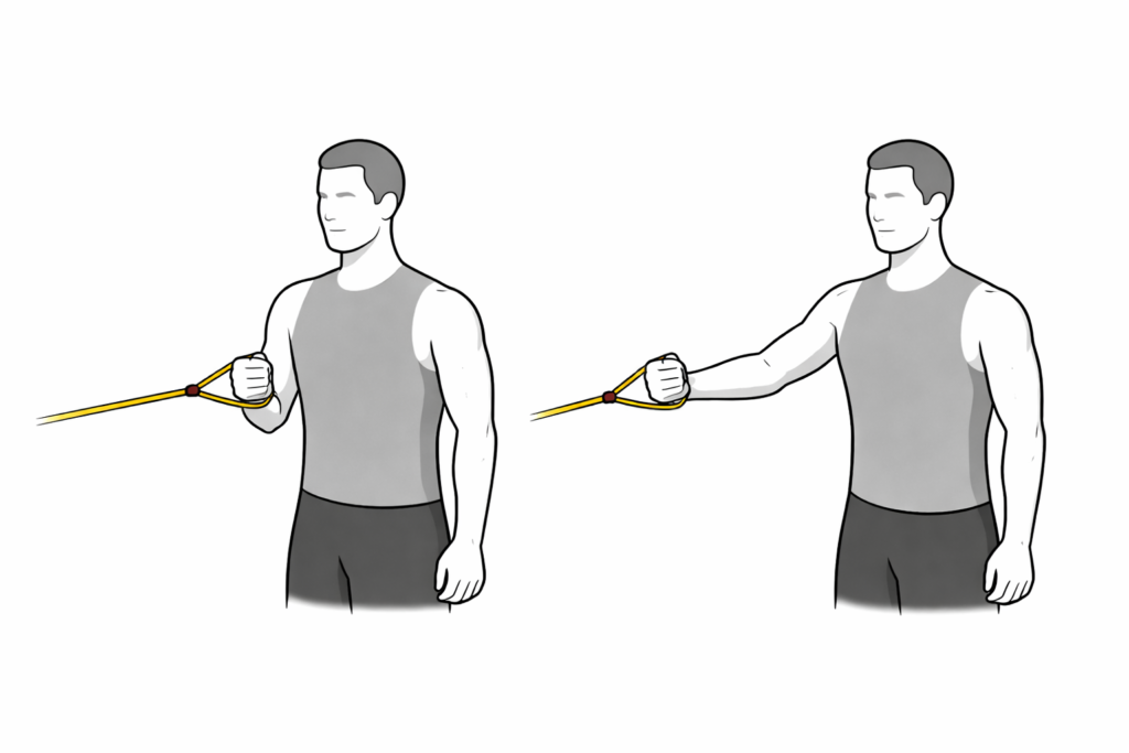 Band-external-rotation-elbow-near-chest-and-arm-outward