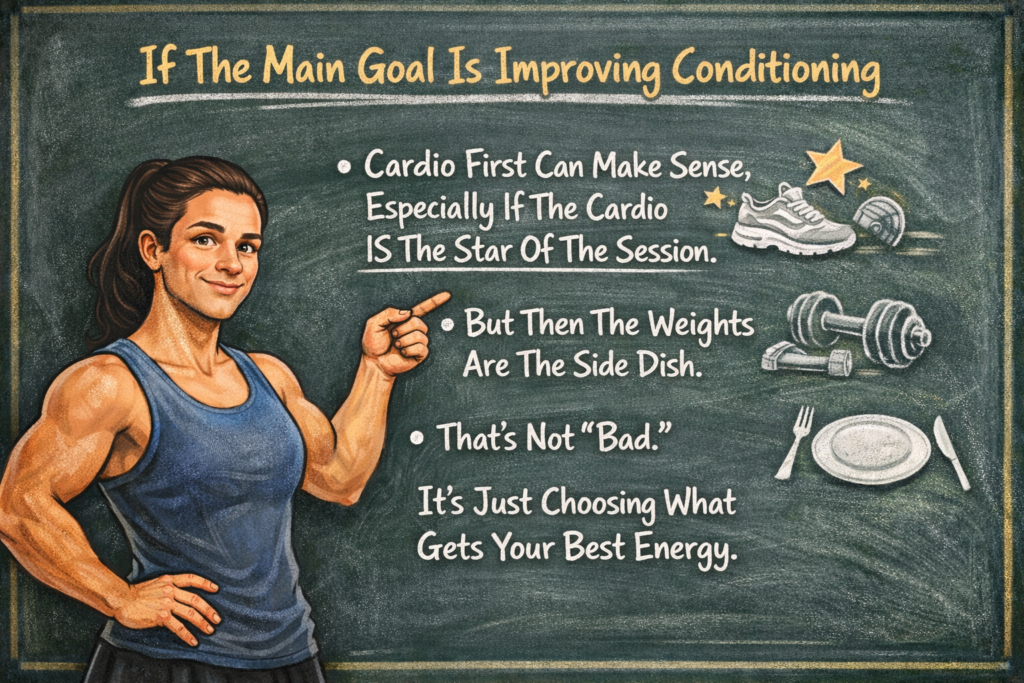 Cardio-first-workout-order-conditioning-focus