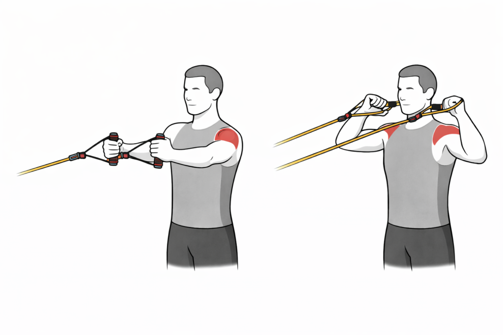 Face-pull-exercise-with-rope-and-handle-grip