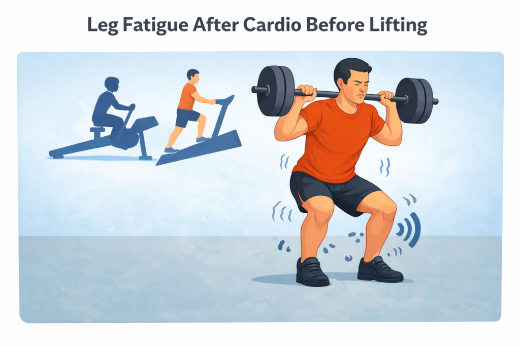 Reduced-leg-response-during-squat-after-cardio