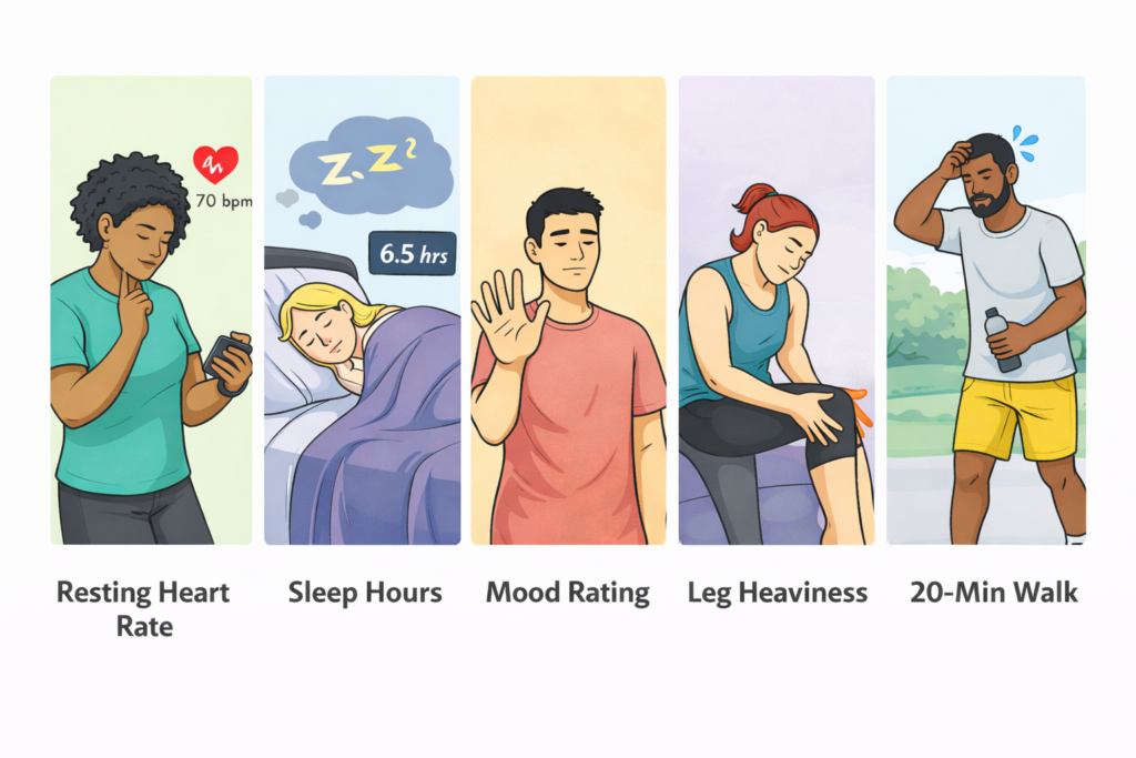 Recovery-markers-heart-rate-sleep-mood-legs-walk