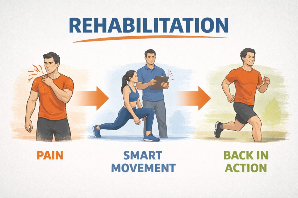 Rehabilitation-process-from-pain-to-movement