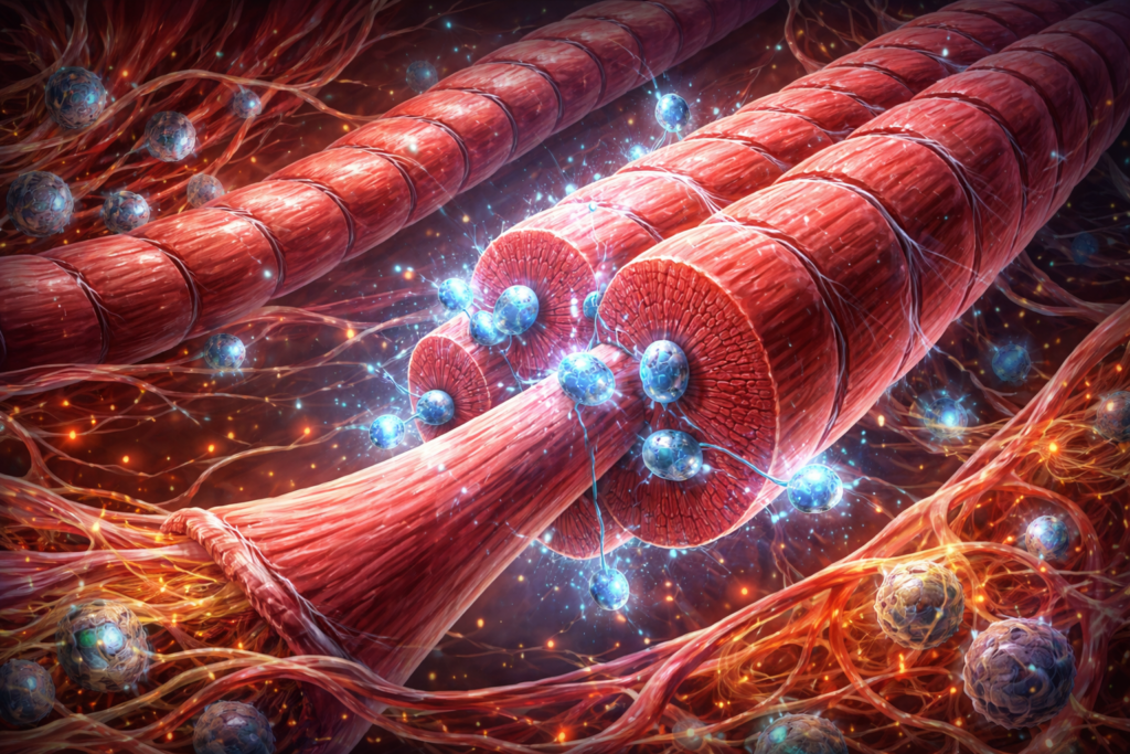 Muscle-fiber-tissue-remodeling-hypertrophy