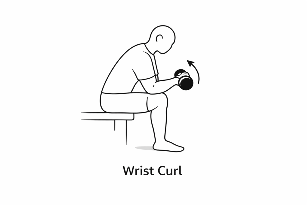 Wrist-curl-dumbbell-forearm-training