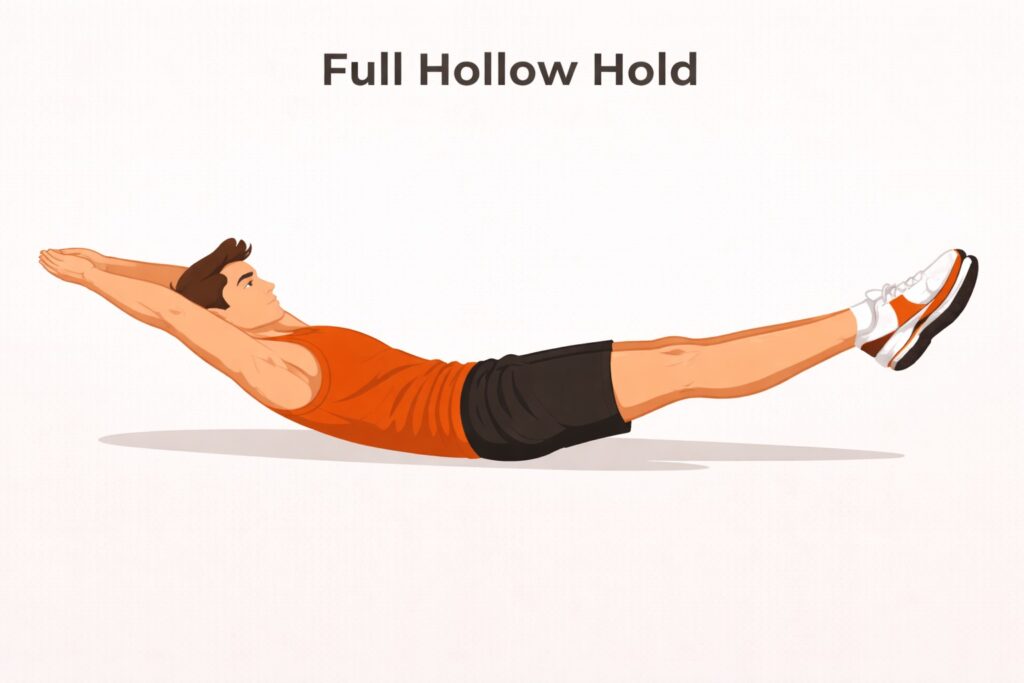 Full-hollow-hold-overhead-arm-position