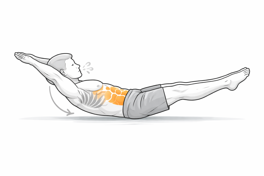 Hollow-hold-ribs-down-core-bracing-controlled-breathing-position