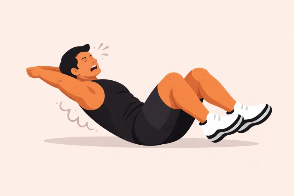 Hollow-hold-incorrect-form-core-exercise