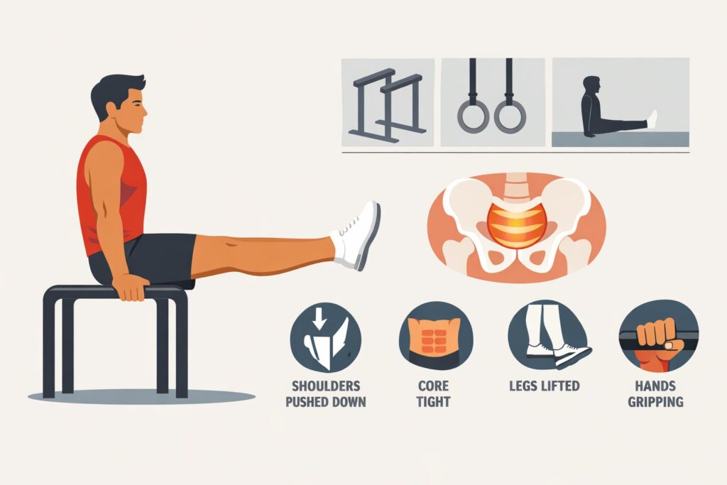 L-sit-hold-on-parallel-bars-body-in-L-shape-core-braced-shoulders-depressed-legs-extended