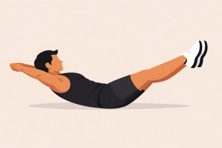 Hollow-hold-core-position-legs-and-arms-raised-floor