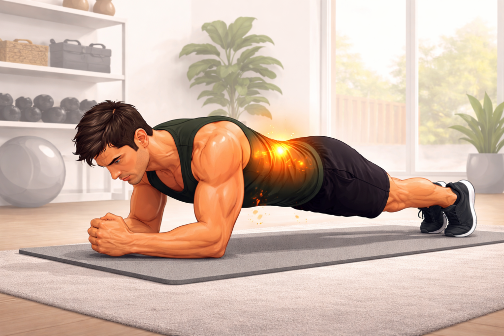 Core-engagement-like-plank-during-slow-pulling-movement