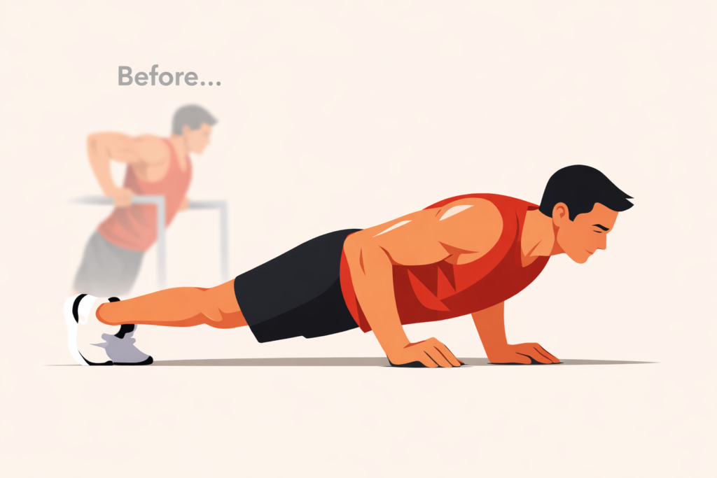 Push-ups-after-dips-triceps-dominant-fatigue