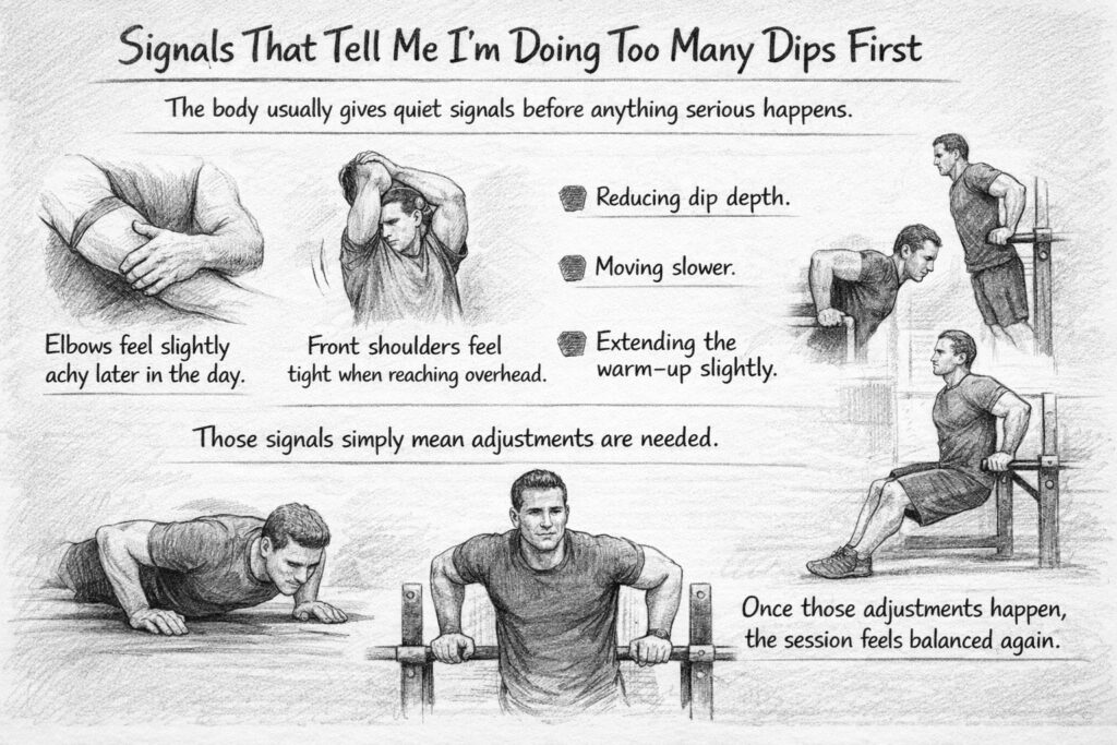 Calisthenics-warning-signs-too-many-dips-elbows-shoulders-pushups-balance