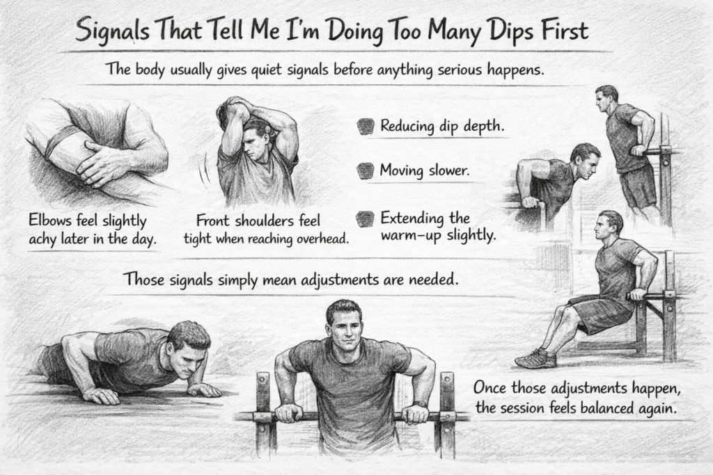 Calisthenics-warning-signs-too-many-dips-elbows-shoulders-pushups-balance