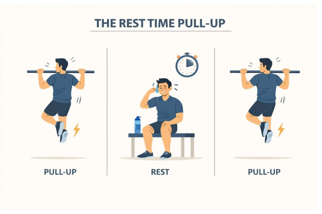 Pull-up-rest-time-sequence-bar-recovery-rhythm