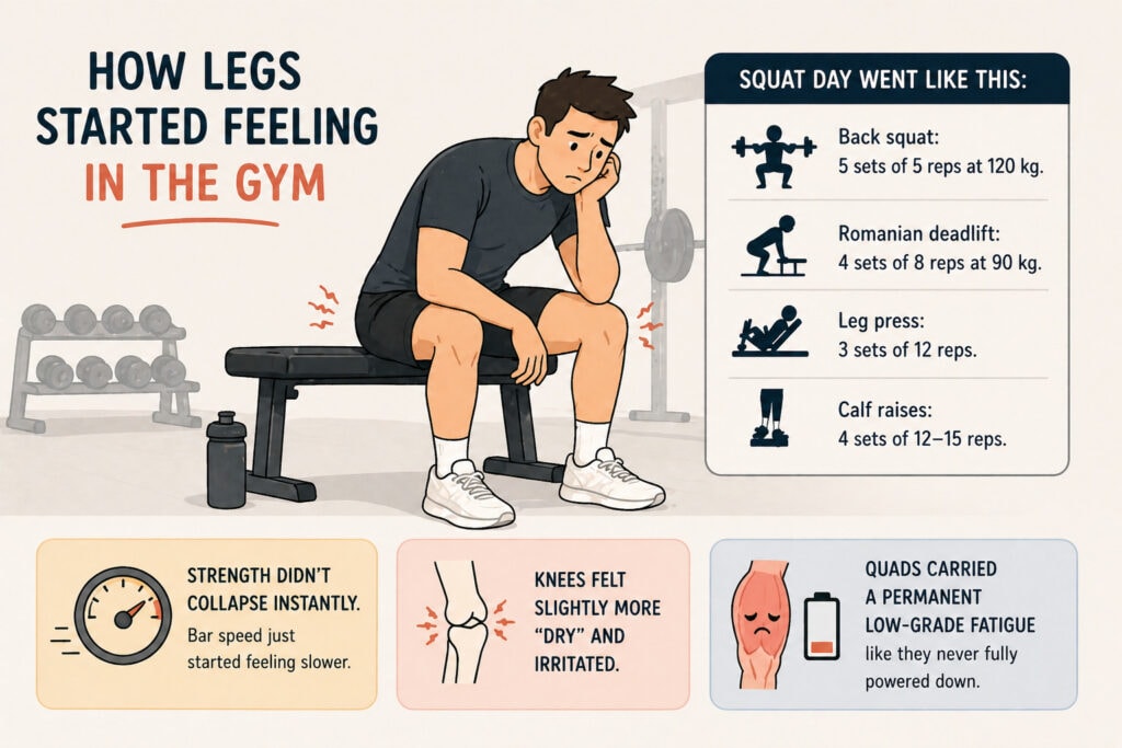 Tired-legs-and-slower-squat-performance-after-heavy-training-session