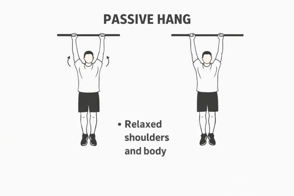 Passive-hang-relaxed-shoulders-arms-extended-body-hanging-from-bar