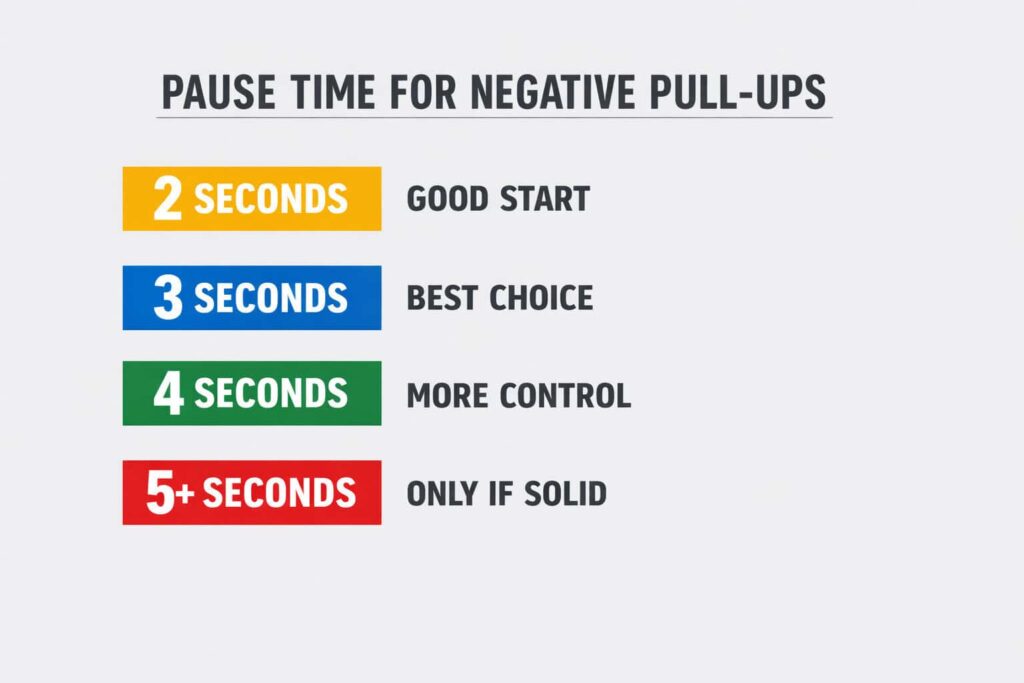Negative-pull-ups-pause-time-seconds-control-guide