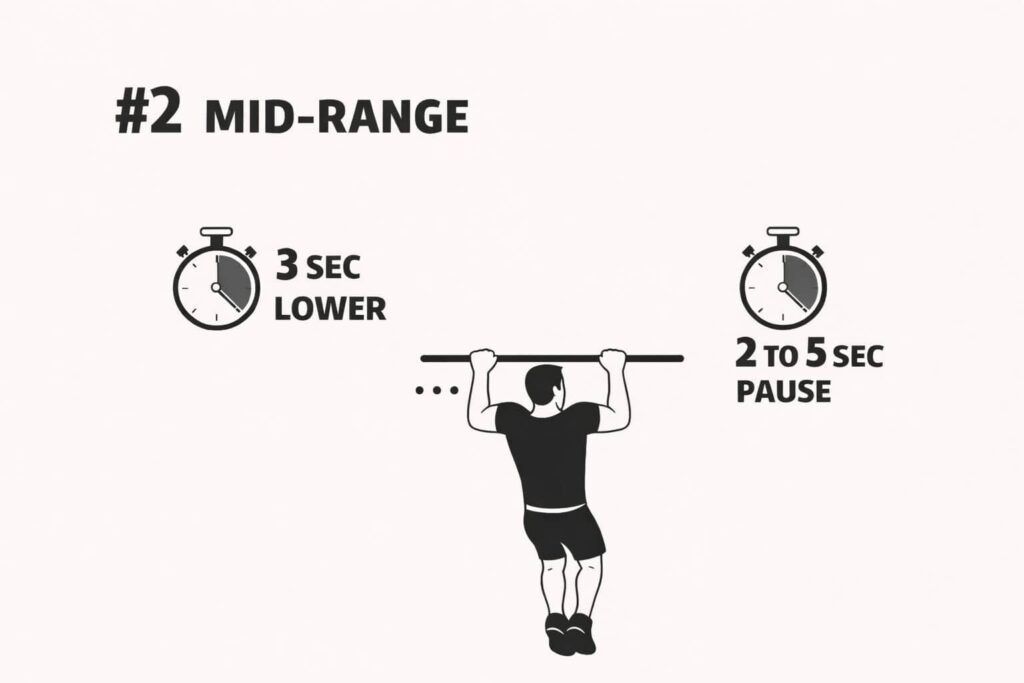 Pull-up-mid-range-body-lowered-elbows-90-degree-pause-control