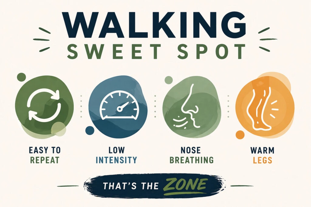 Walking-sweet-spot-easy-repeat-low-intensity-nose-breathing-warm-legs