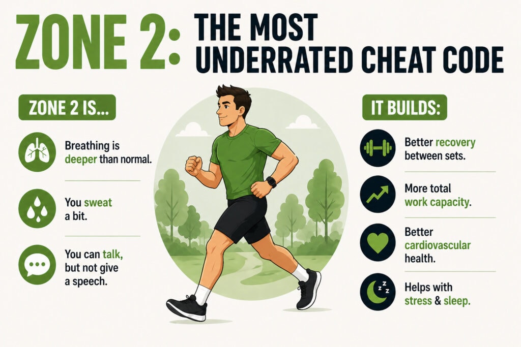 Zone-2-cardio-walking-pace-breathing-talking-benefits-recovery-health-sleep