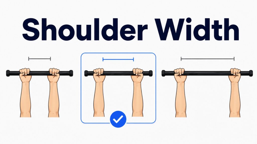 Shoulder-Width-Chin-Up-Grip-Training