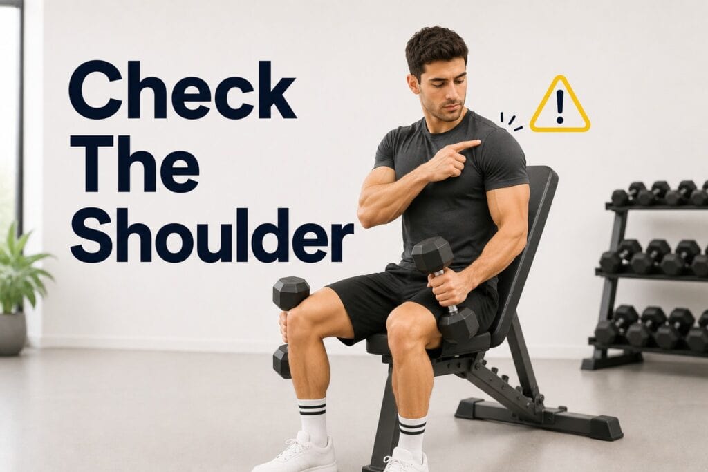 Check-the-shoulder-before-dumbbell-pressing