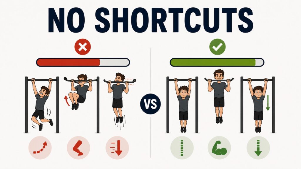 Clean-Chin-Up-Reps-Without-Shortcuts