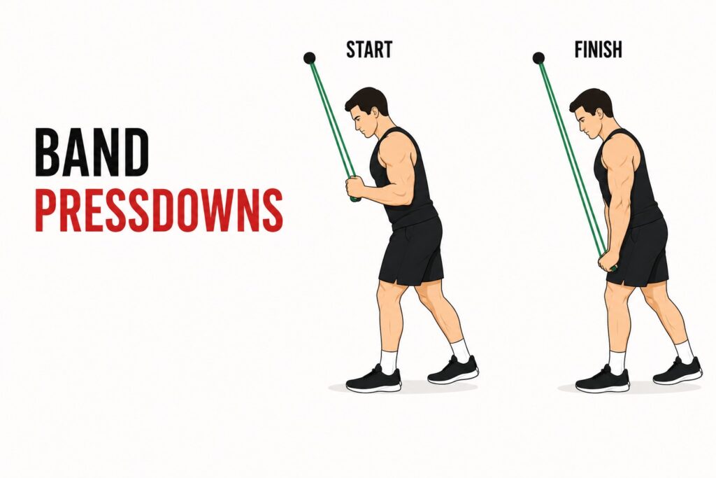 Band-Triceps-Pressdown-Start-And-Finish-Position