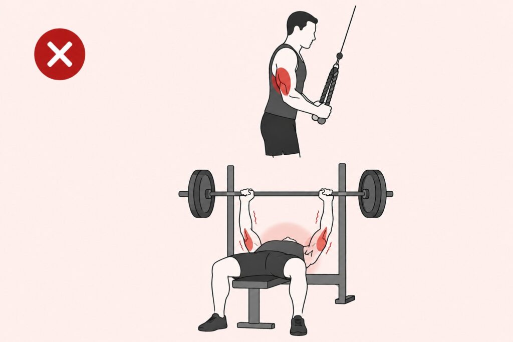 Triceps-overwork-making-next-bench-press-session-feel-worse